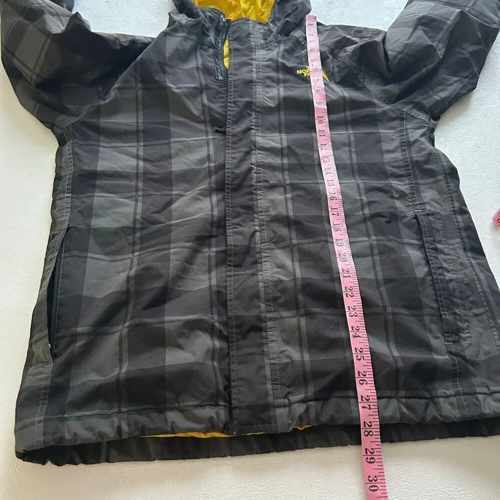 The North Face Boys XL 18/20 HyVent 3-in-1 Triclimate Plaid Jacket